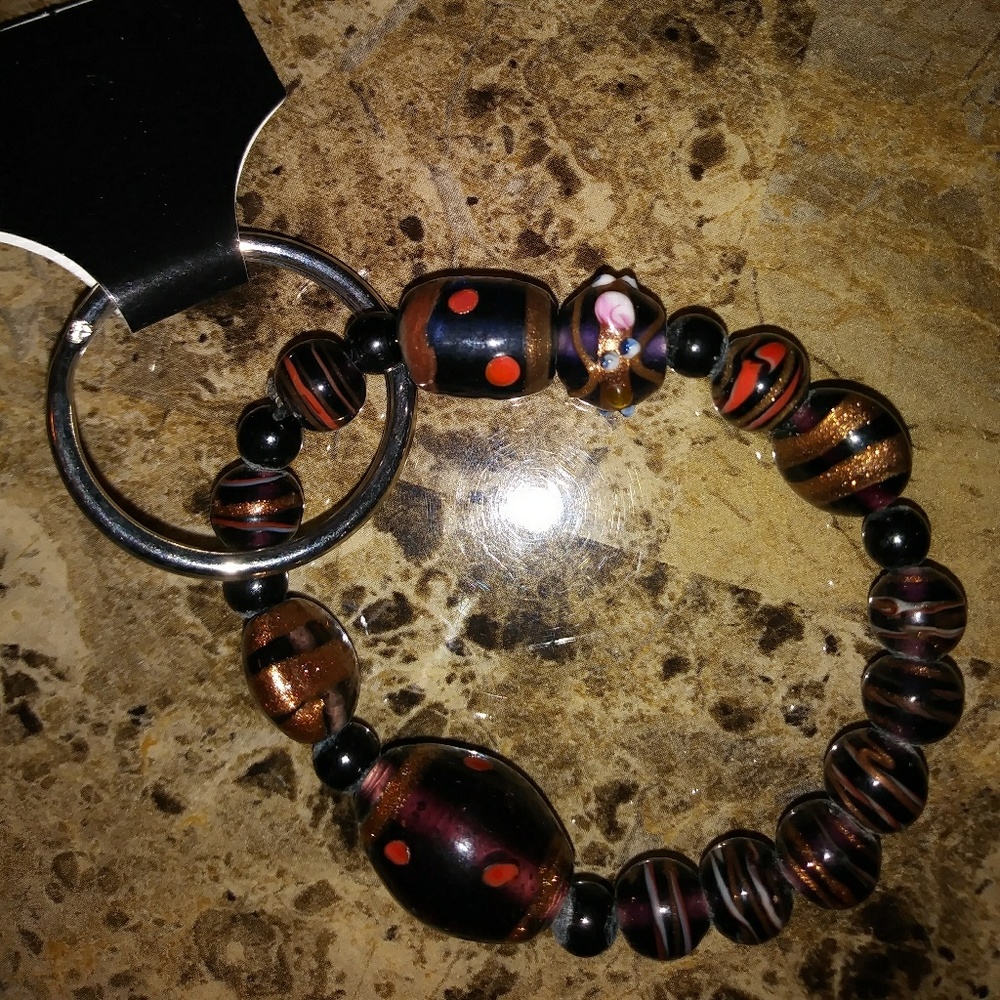 Circus swirl keychain